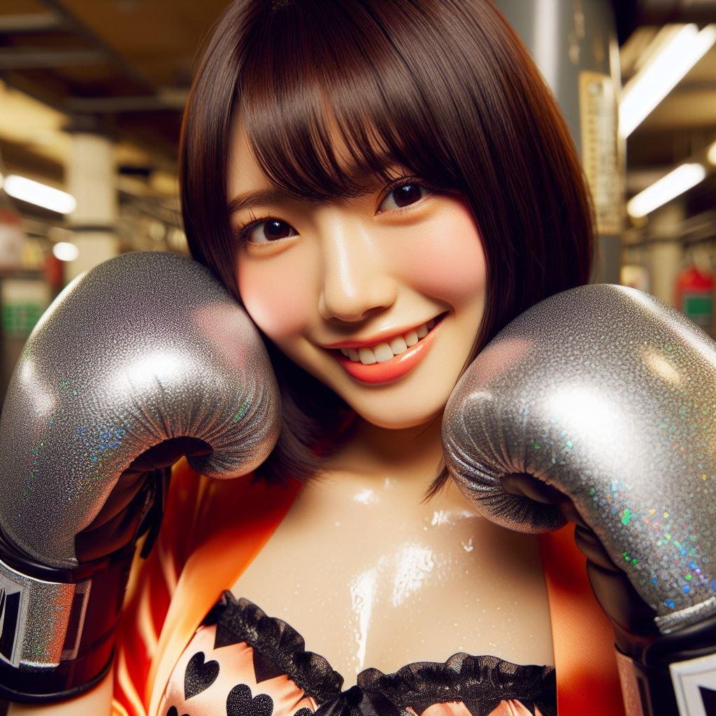 ボクシング銀橙1736-