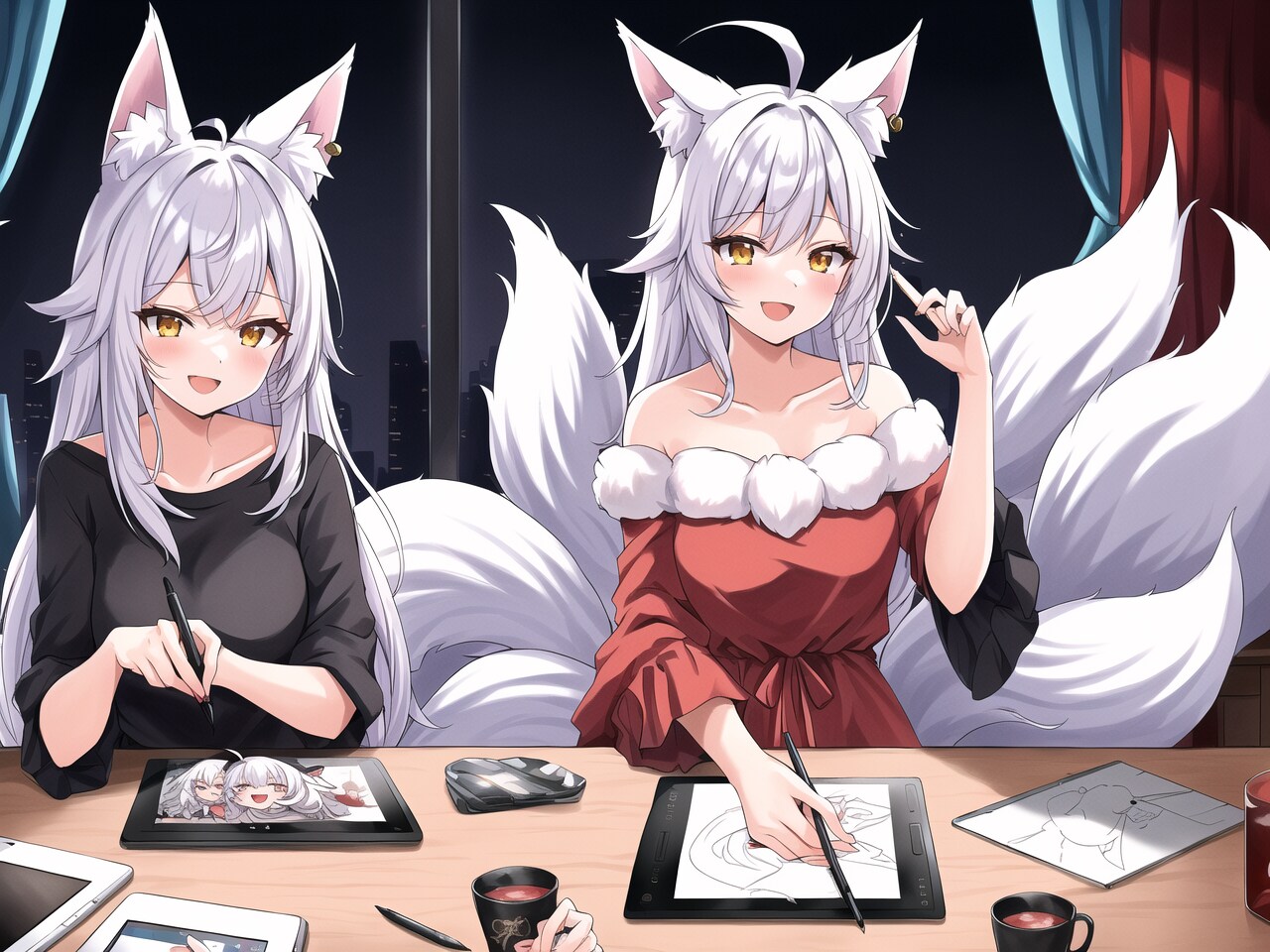 25時のお絵描きオフ