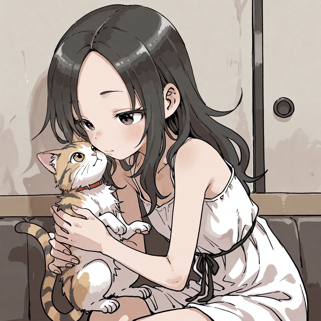 猫とたわむれる | の人気AIイラスト・グラビア