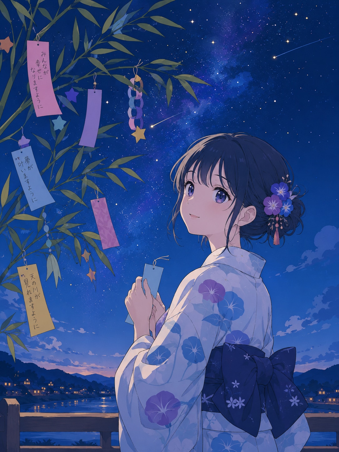 星降る夜に | の人気AIイラスト・グラビア