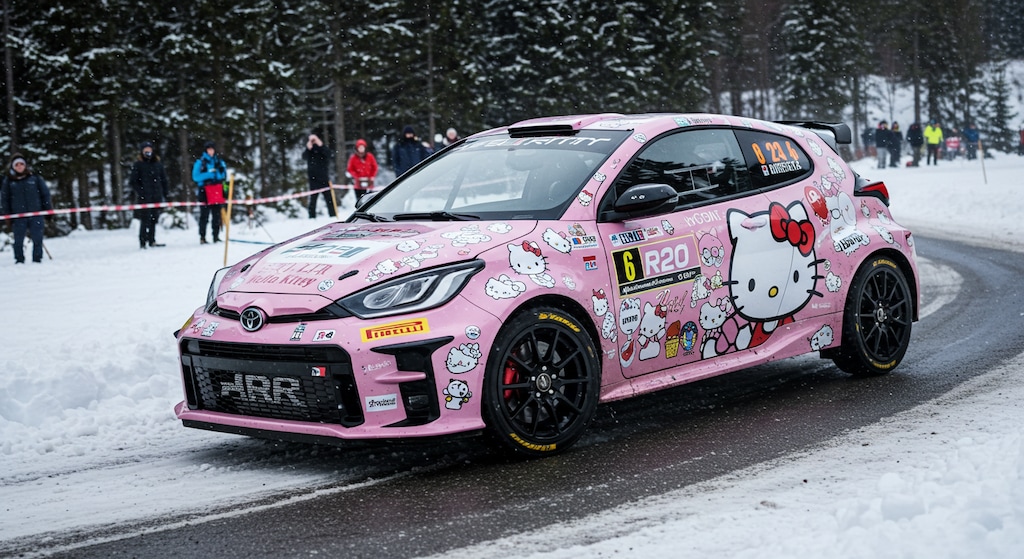 ハローキティGRヤリスラリーカー