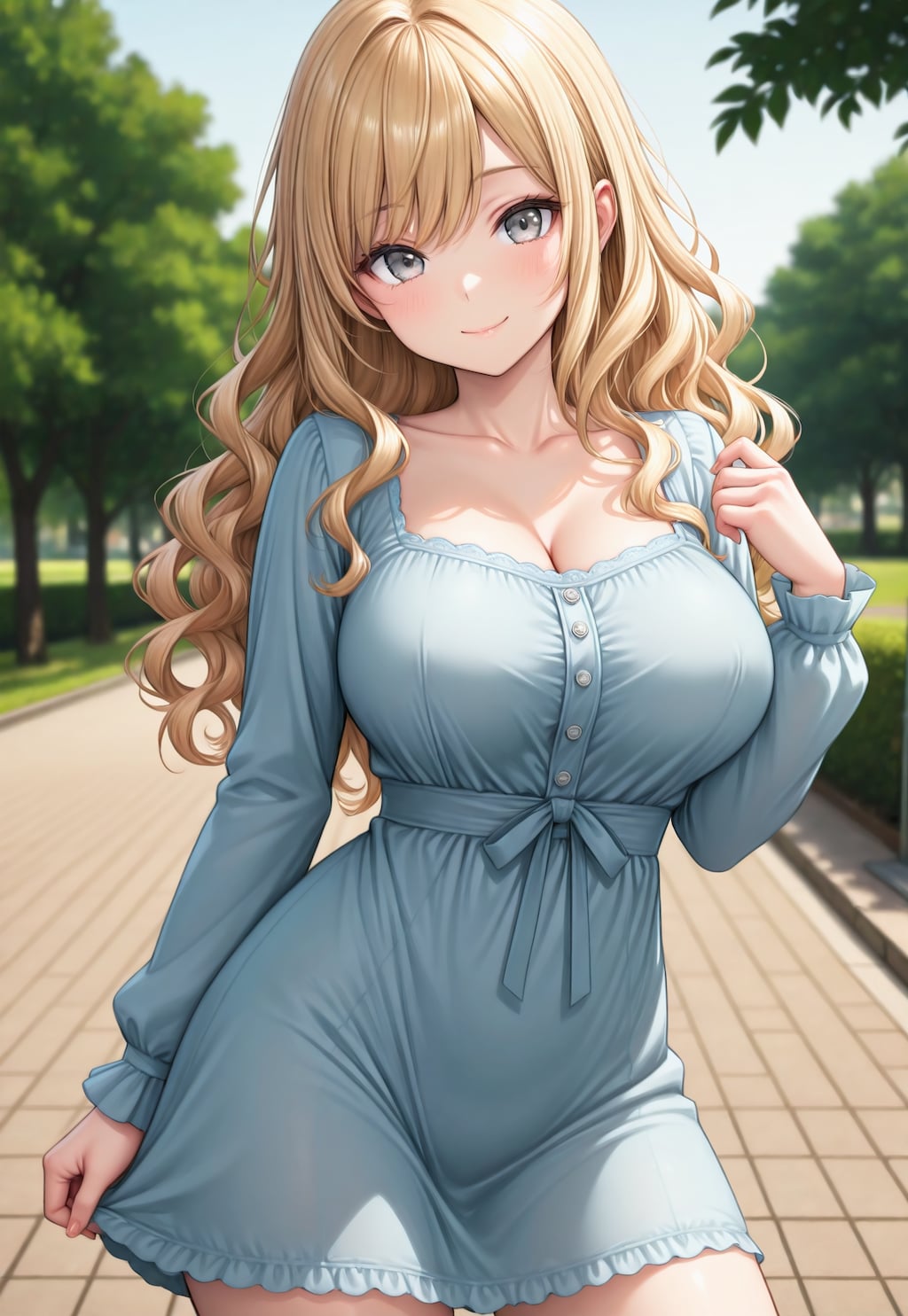 921（水色のワンピ）