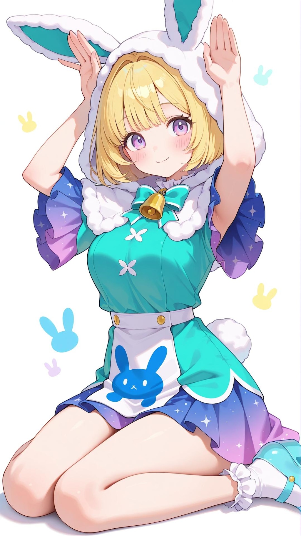 甘々☆バニーフードコーデ