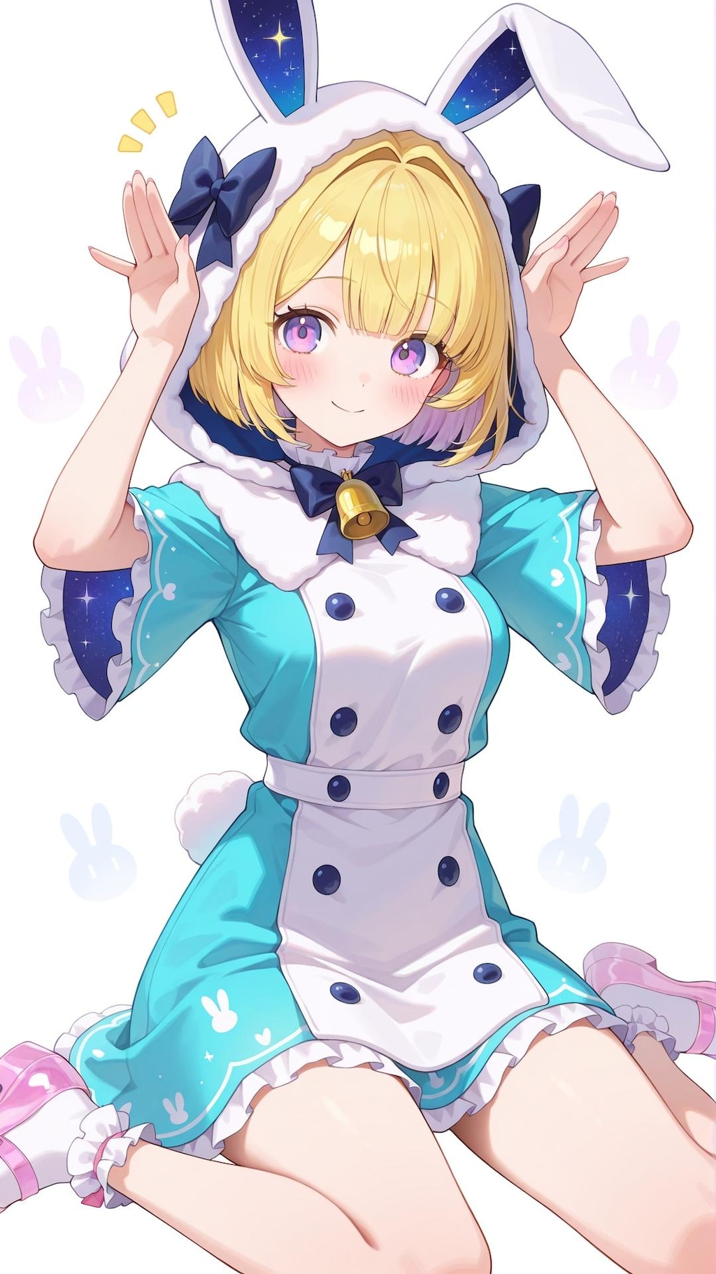 甘々☆バニーフードコーデ