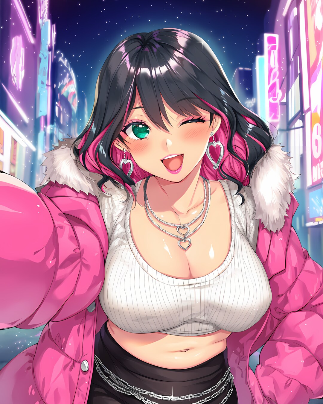 💖ピンクダウン♡夜遊びリナちゃん💖