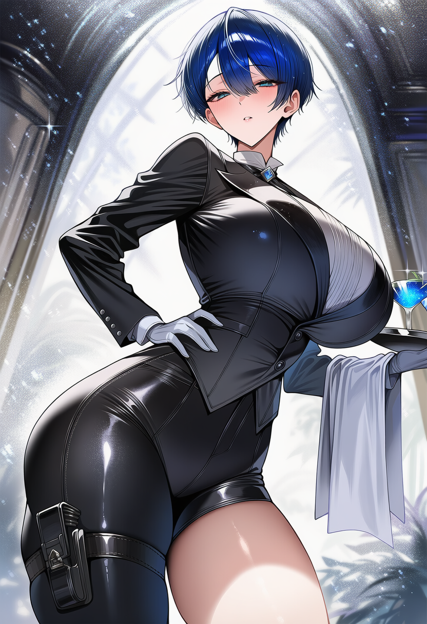 美脚執事 | の人気AIイラスト・グラビア