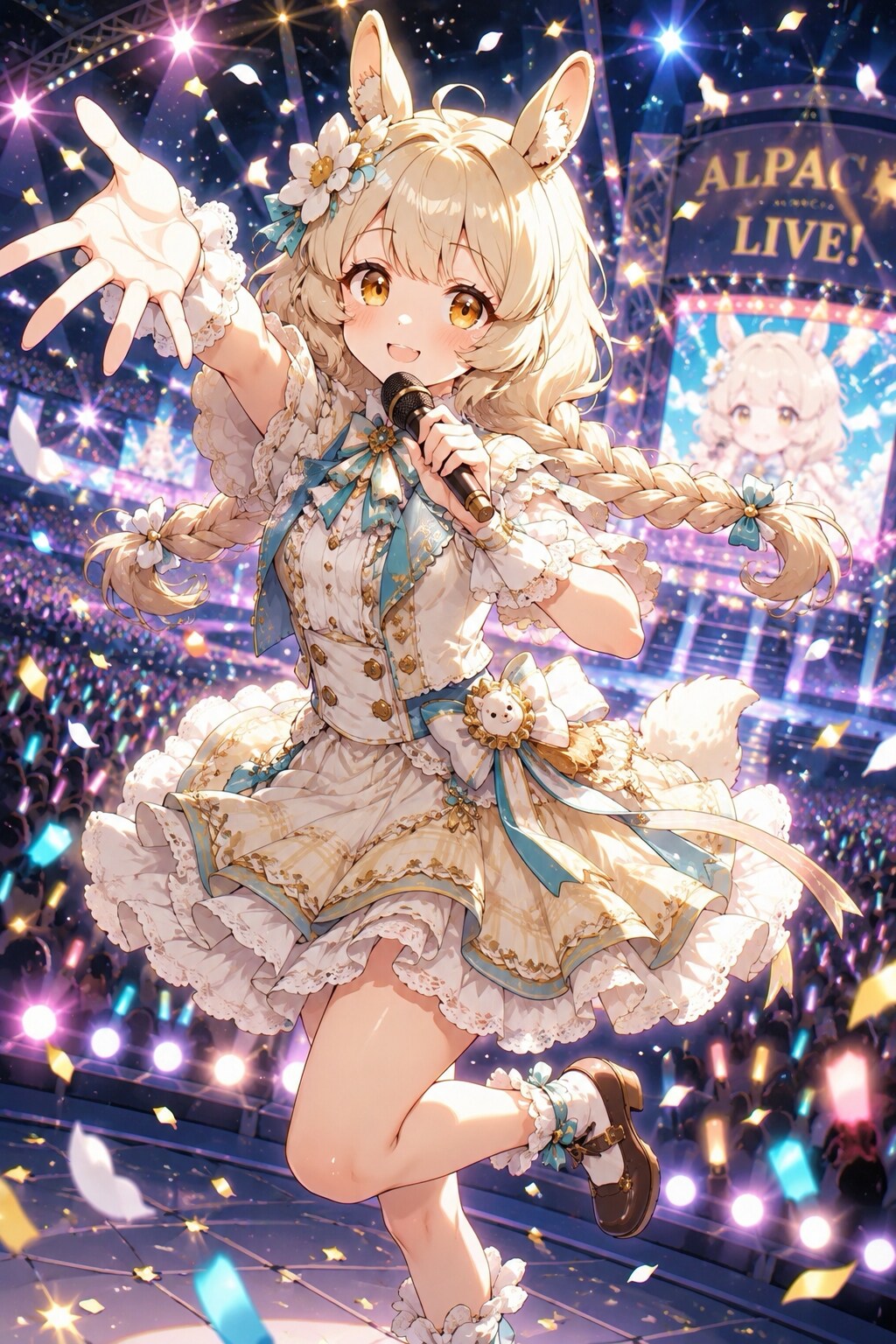 アルパカちゃんアイドルデビュー