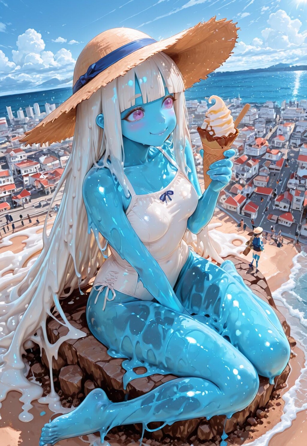 溶ける前に…！