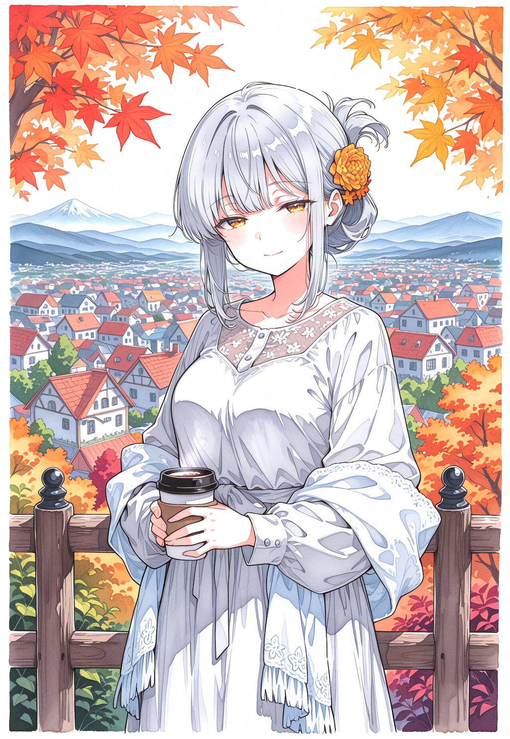 看板娘　autumn