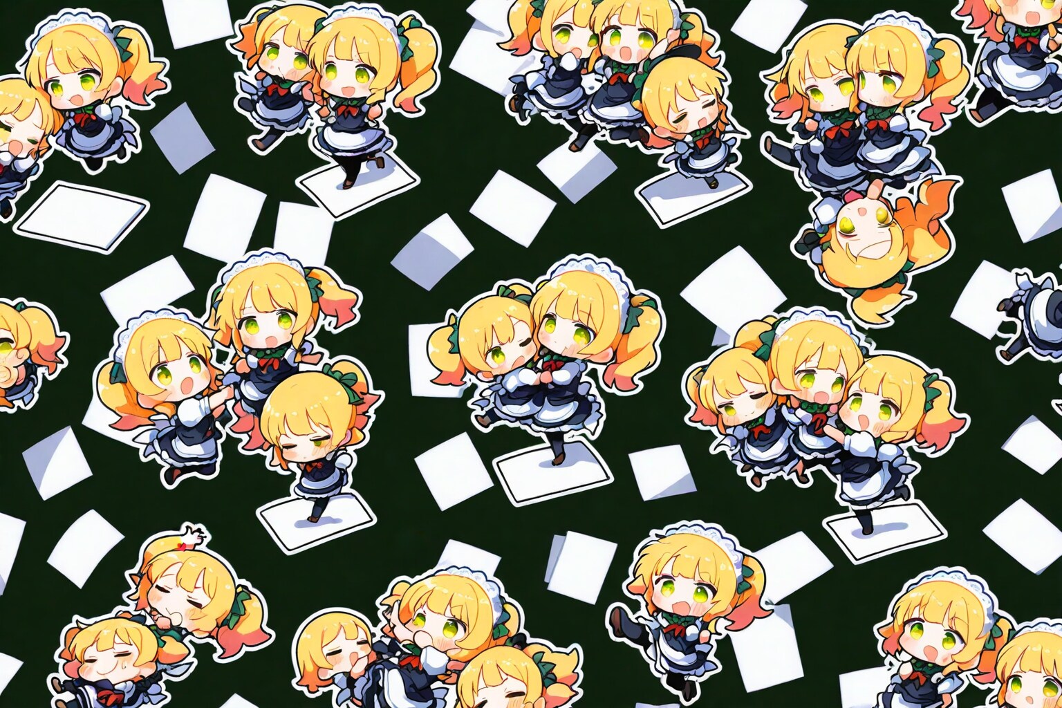 紙の上で踊る人々 | の人気AIイラスト・グラビア