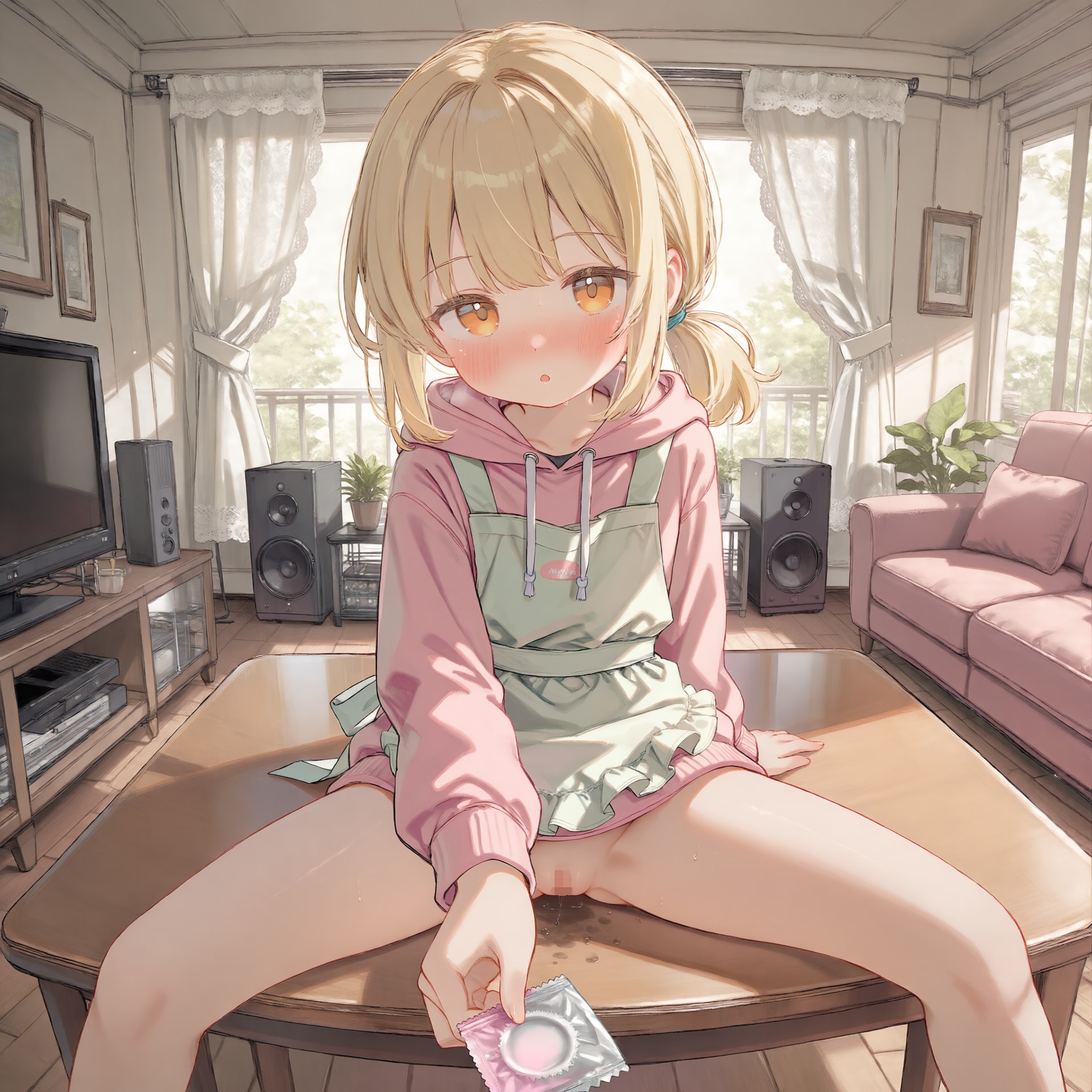 ちゃんとつけてください