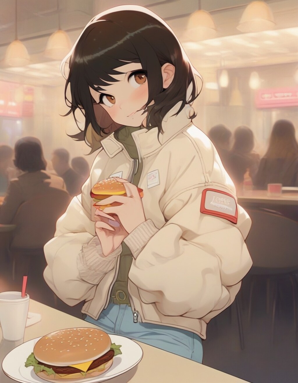 🍔を食す