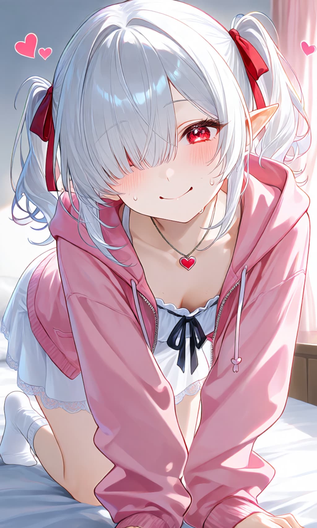 13、朝起こしに来たシロネさん
