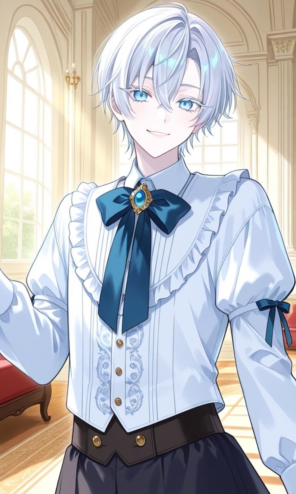 フリル衣装の男の子