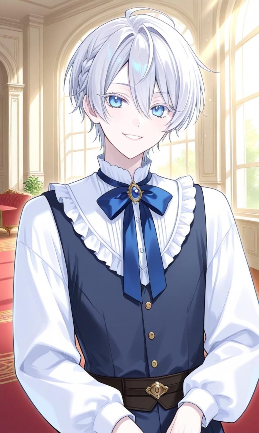 フリル衣装の男の子