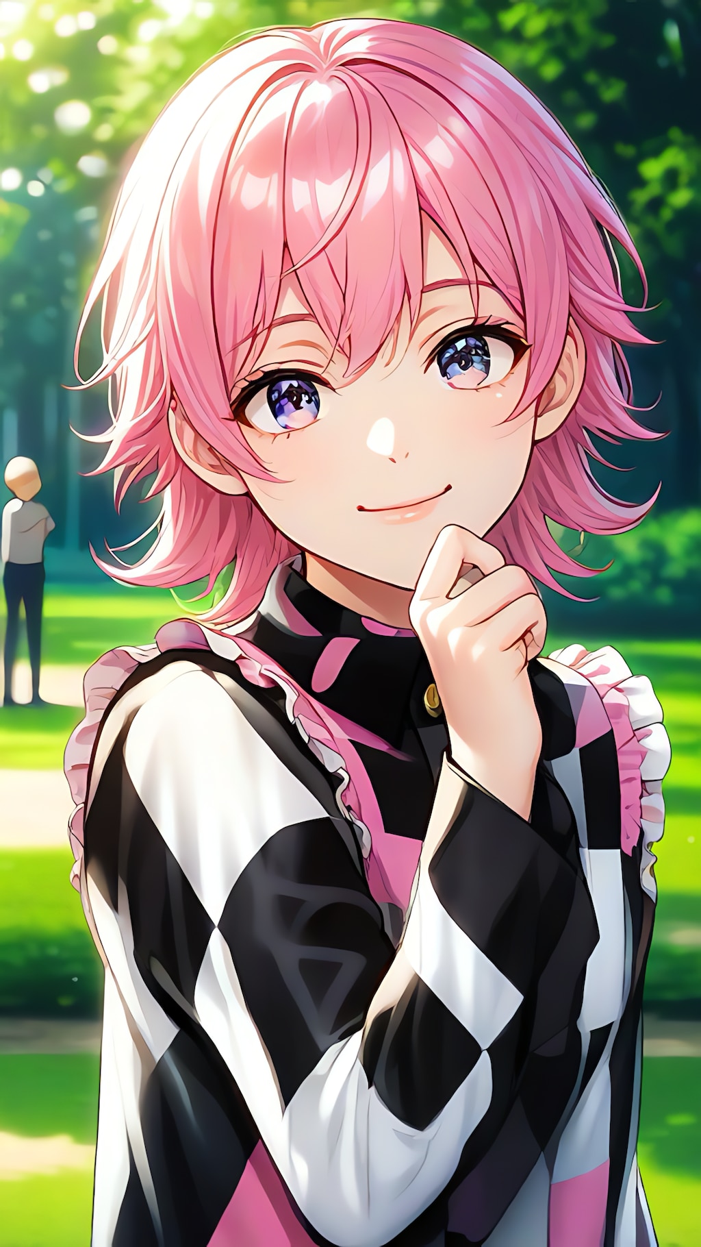 フリル衣装の男の子