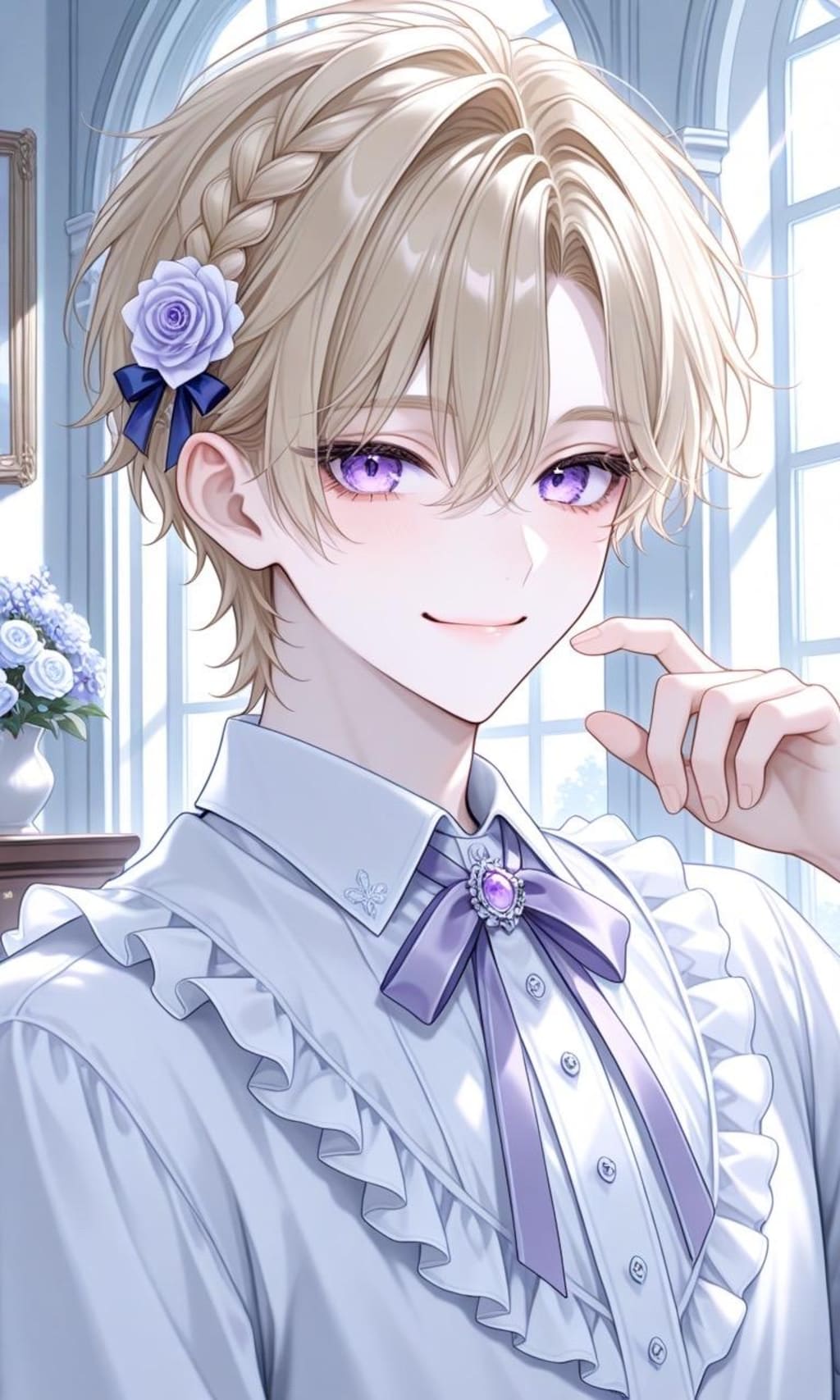 フリル衣装の男の子