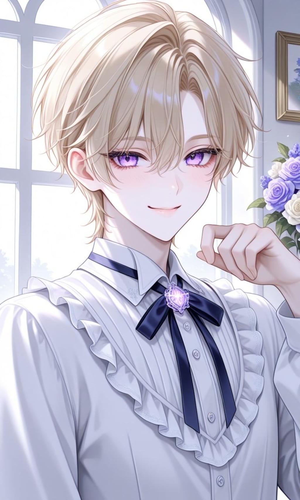 フリル衣装の男の子