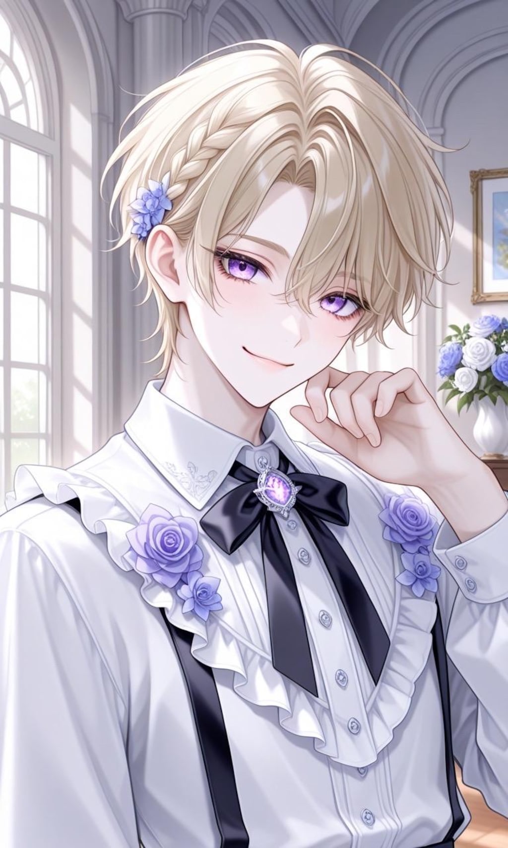 フリル衣装の男の子