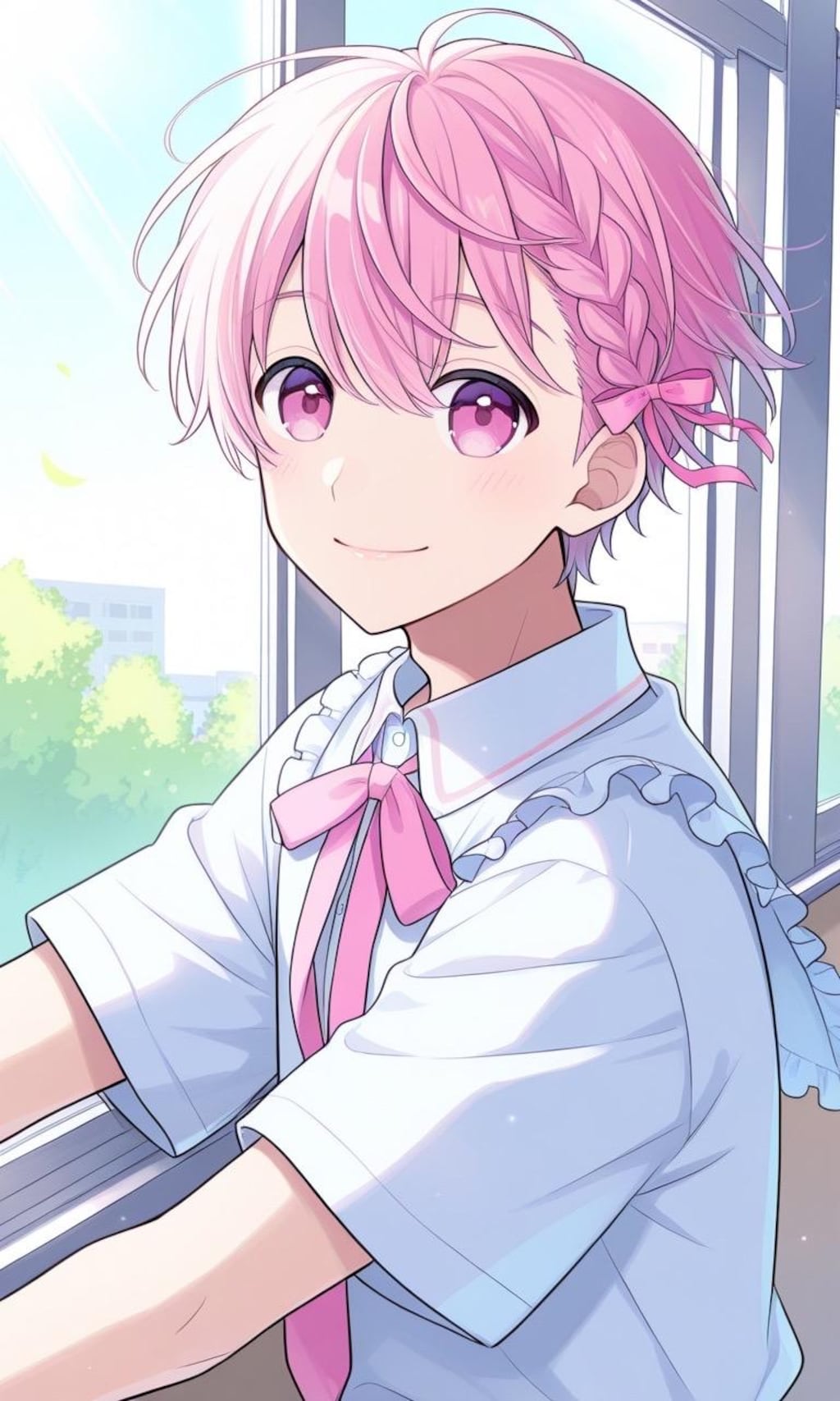 フリル衣装の男の子