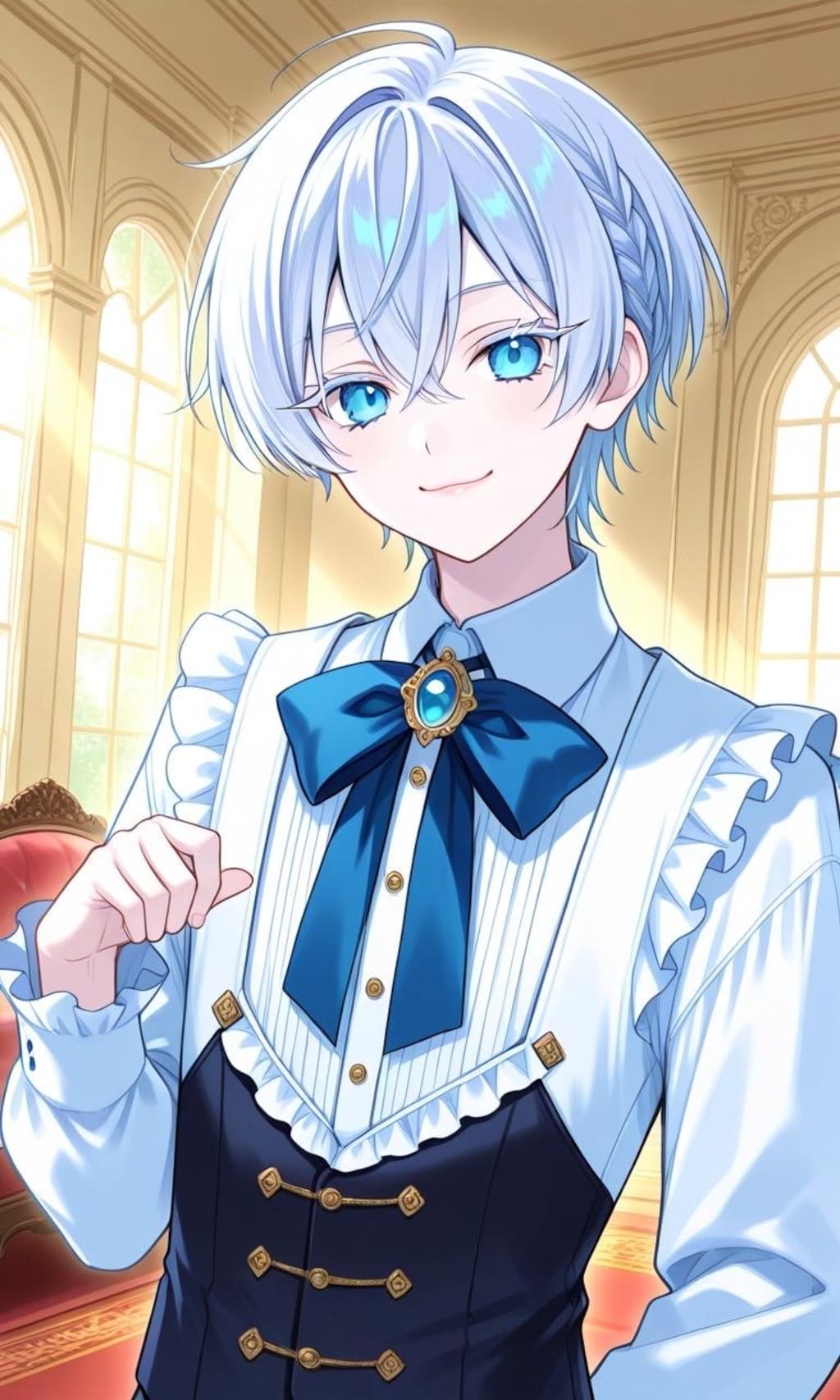 フリル衣装の男の子