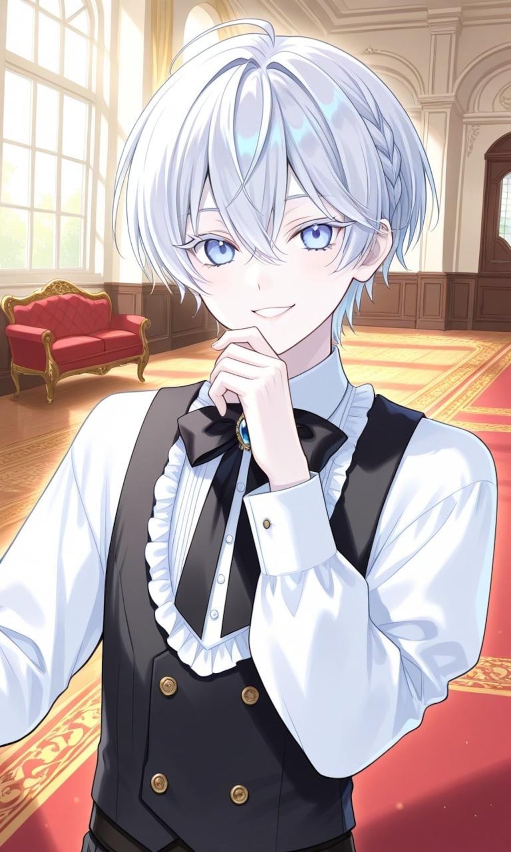 フリル衣装の男の子