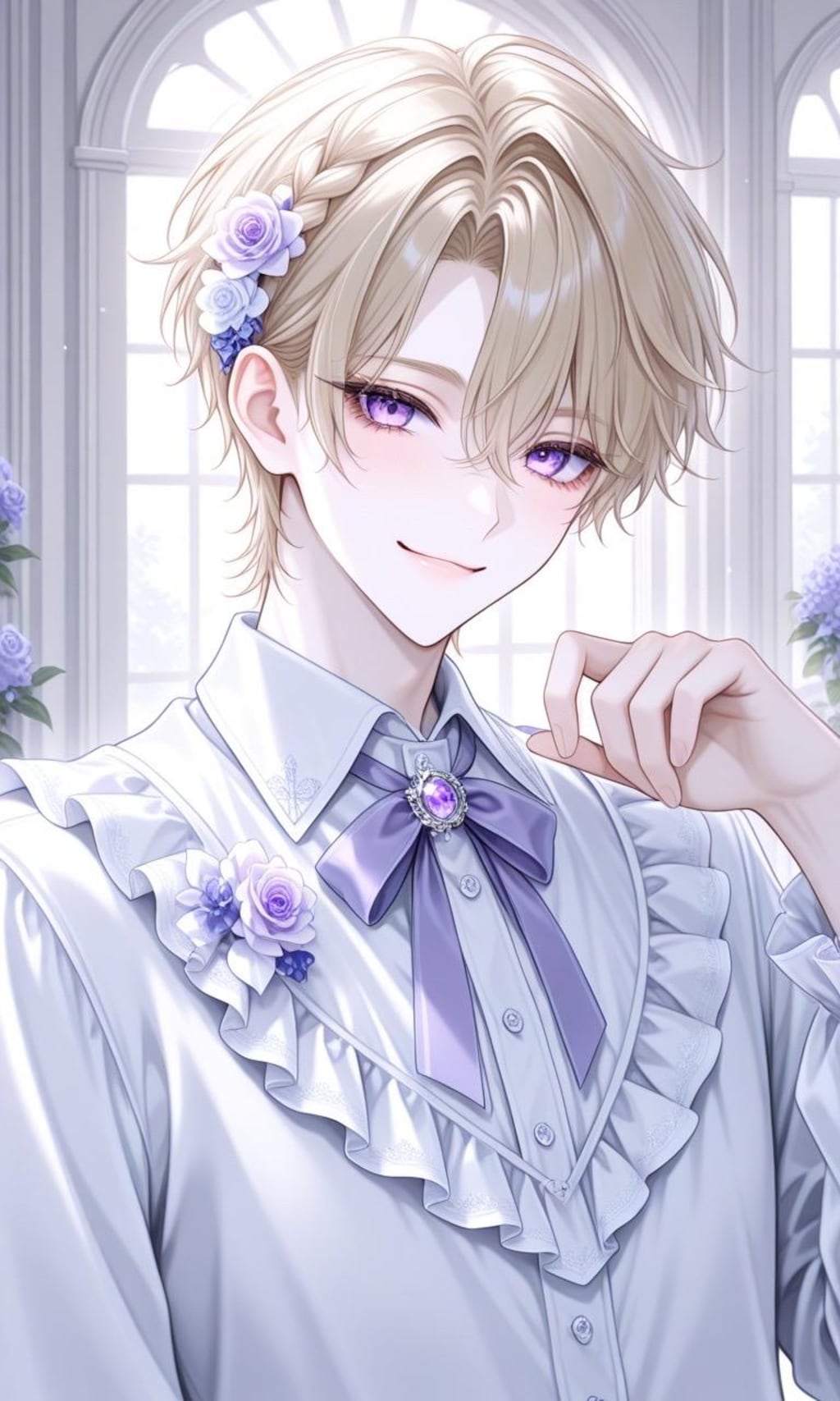 フリル衣装の男の子