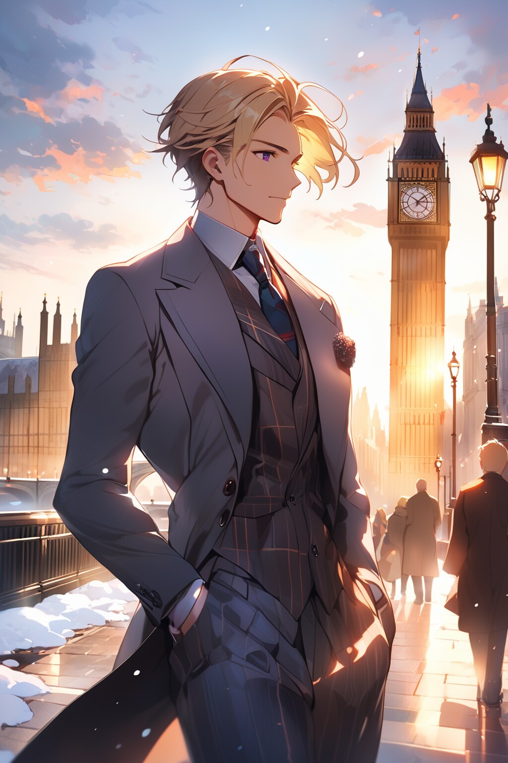 ロンドンにて
