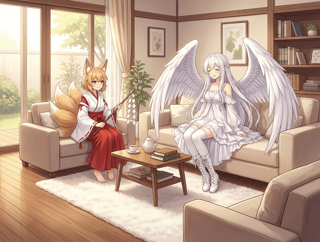 リビングでの雑談