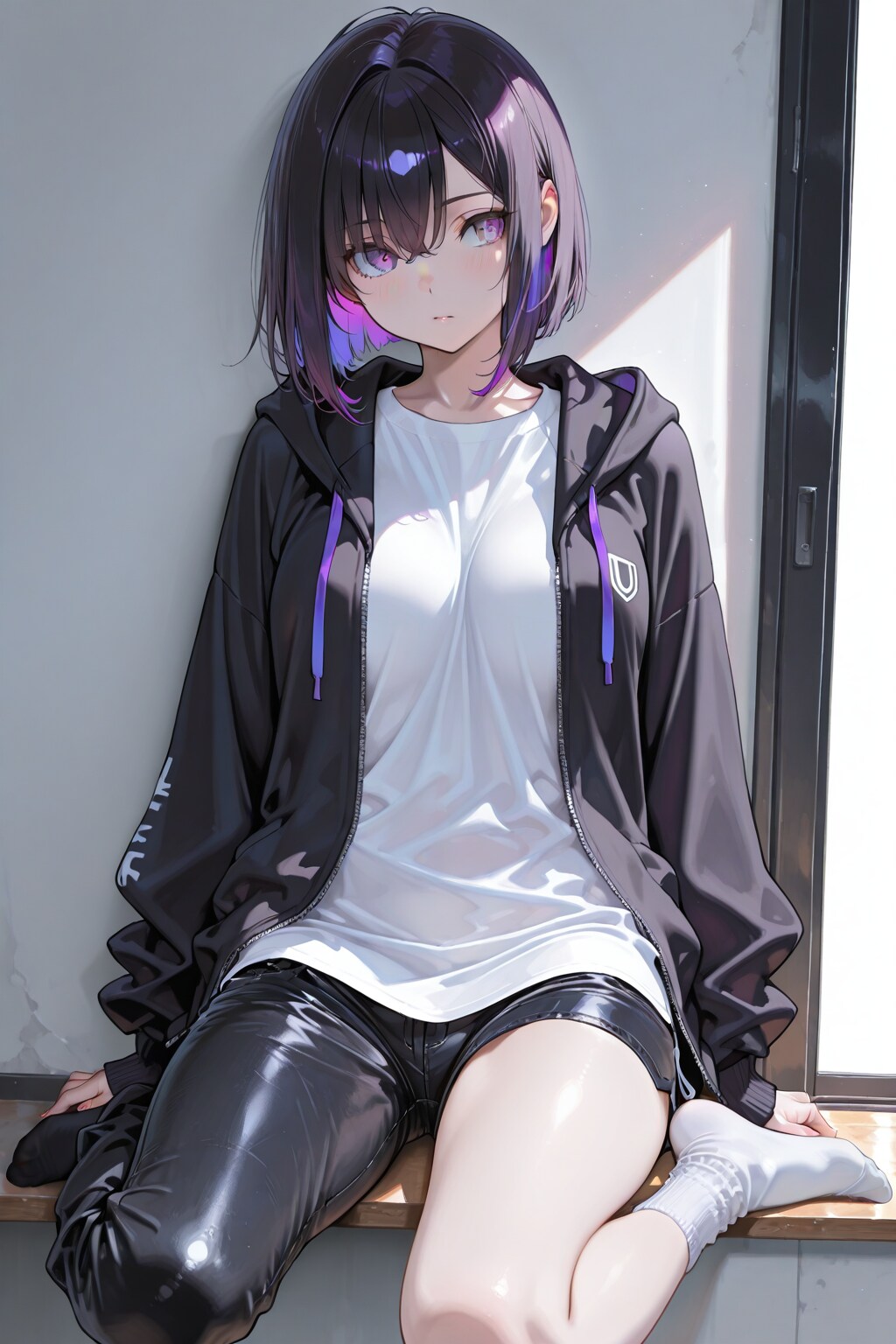 紫が似合う女の子136