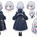 フリル少女の設定画 2枚目