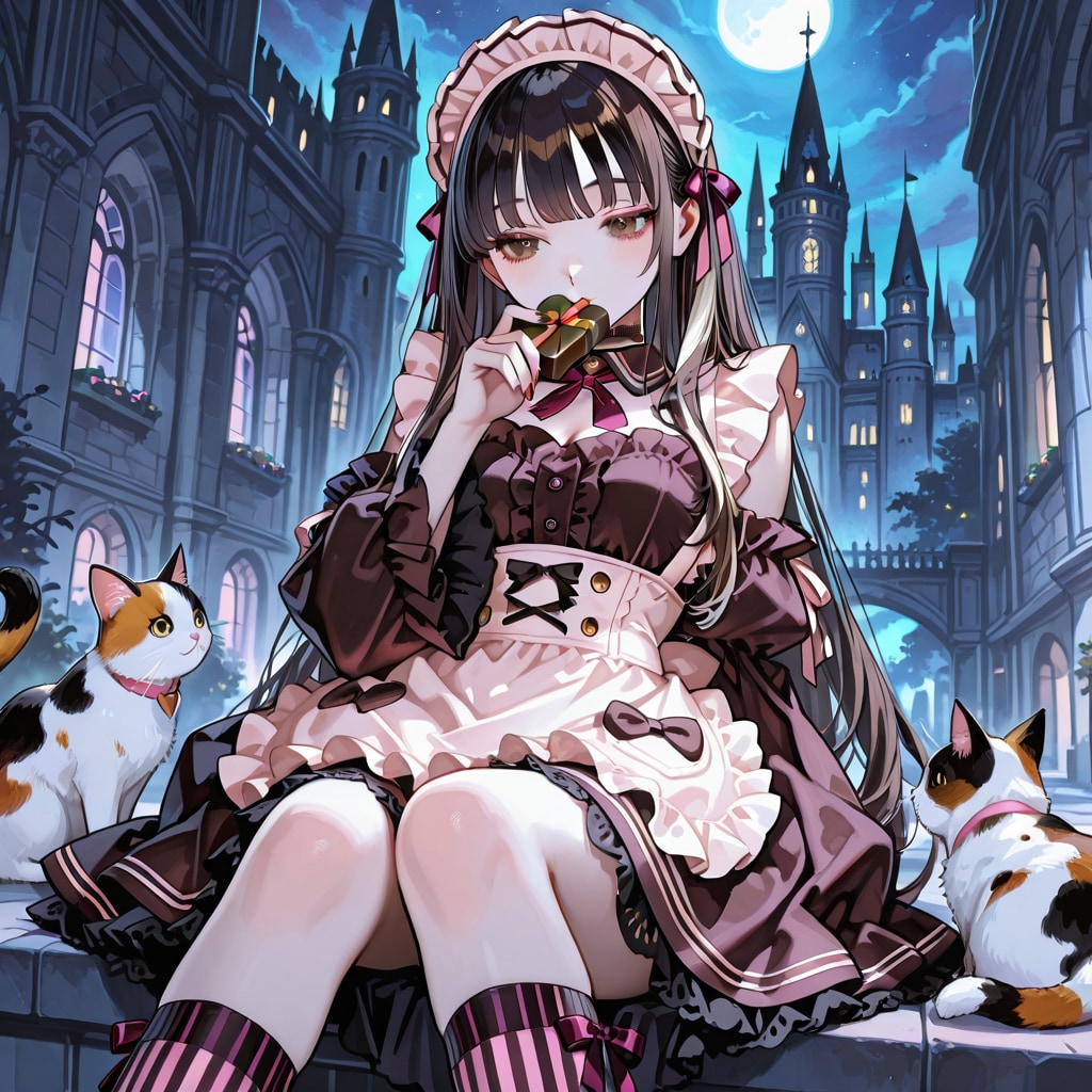 チョコどうしようか（３） | の人気AIイラスト・グラビア