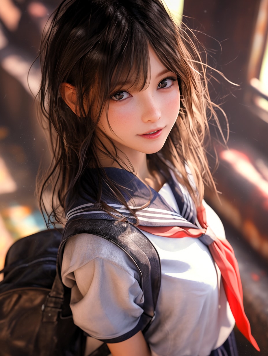 帰宅途中 | の人気AIイラスト・グラビア