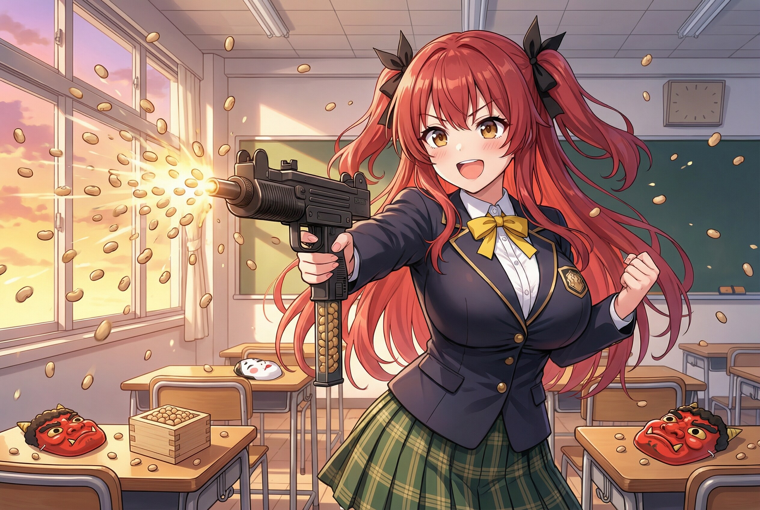 「私からの節分投稿はないと思って油断したわね！」