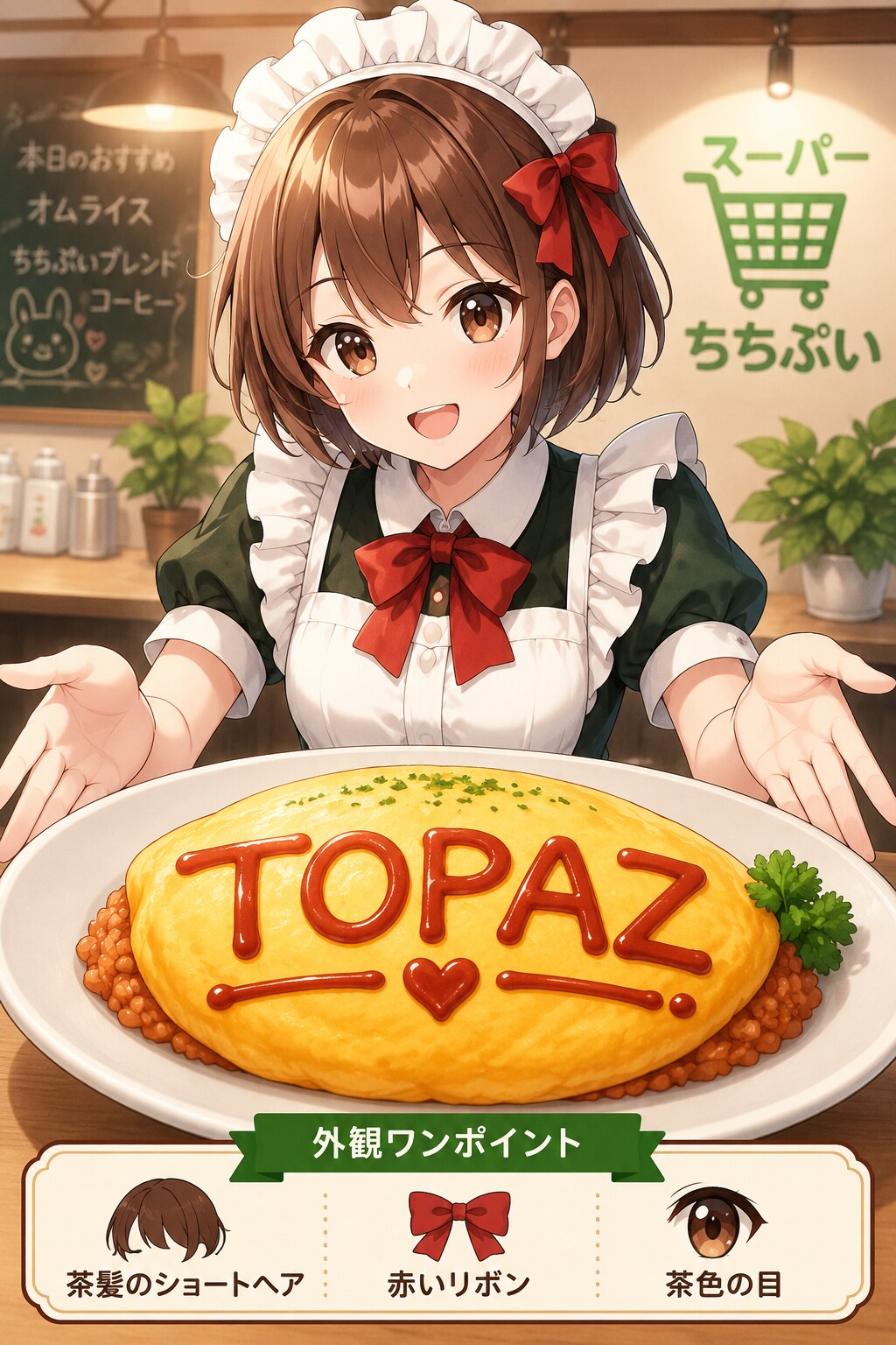 TOPAZちゃん | の人気AIイラスト・グラビア