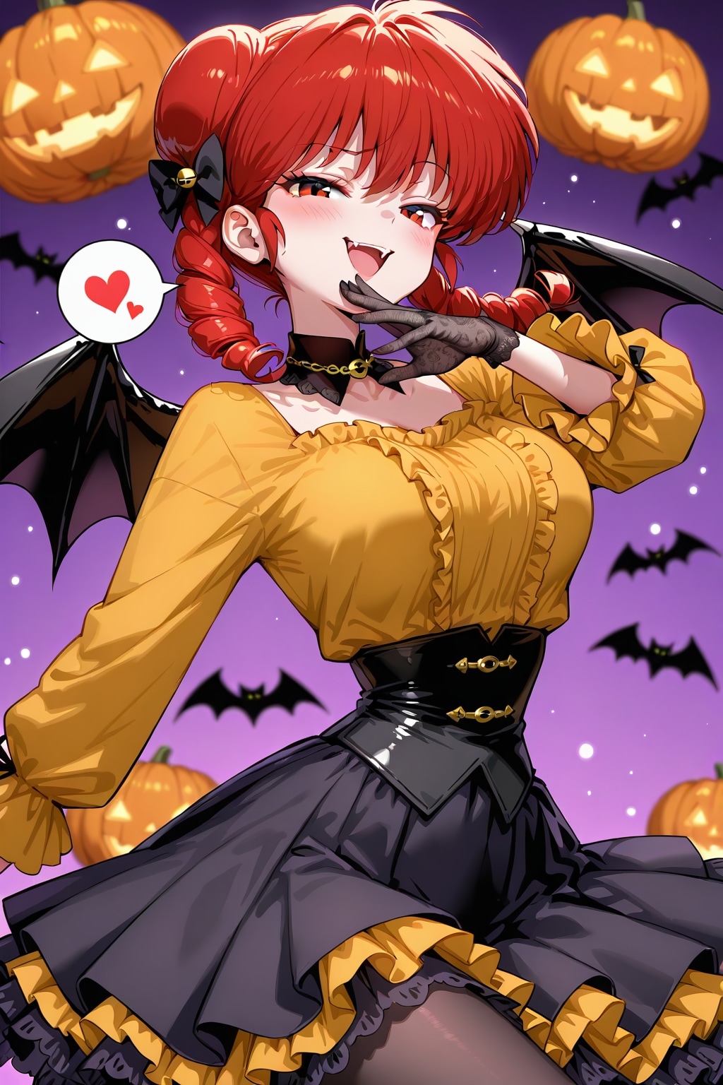 ハロウィン吸血鬼らんま