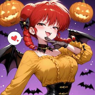 ハロウィン吸血鬼らんま