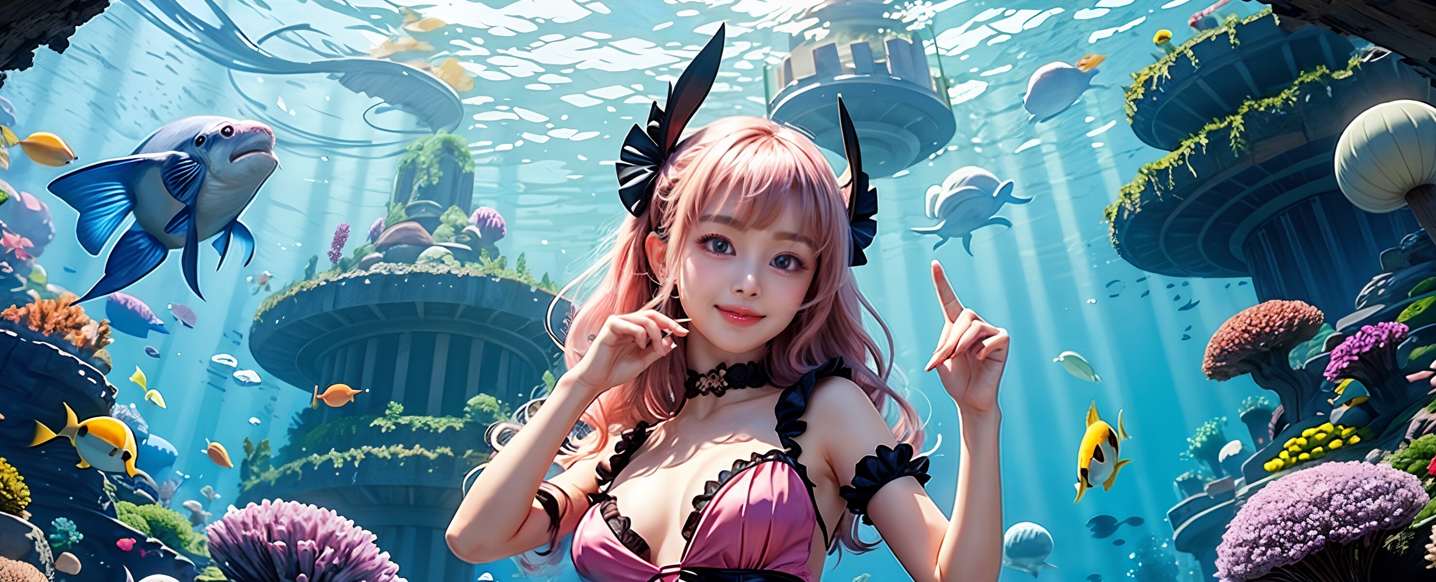 🌊💕海中都市散歩💕🌊