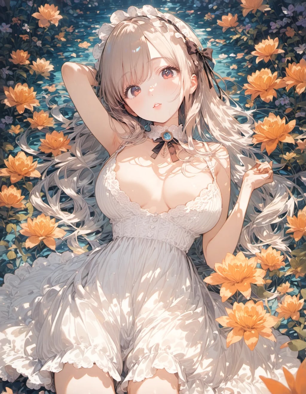 Floating in a Garden of Light