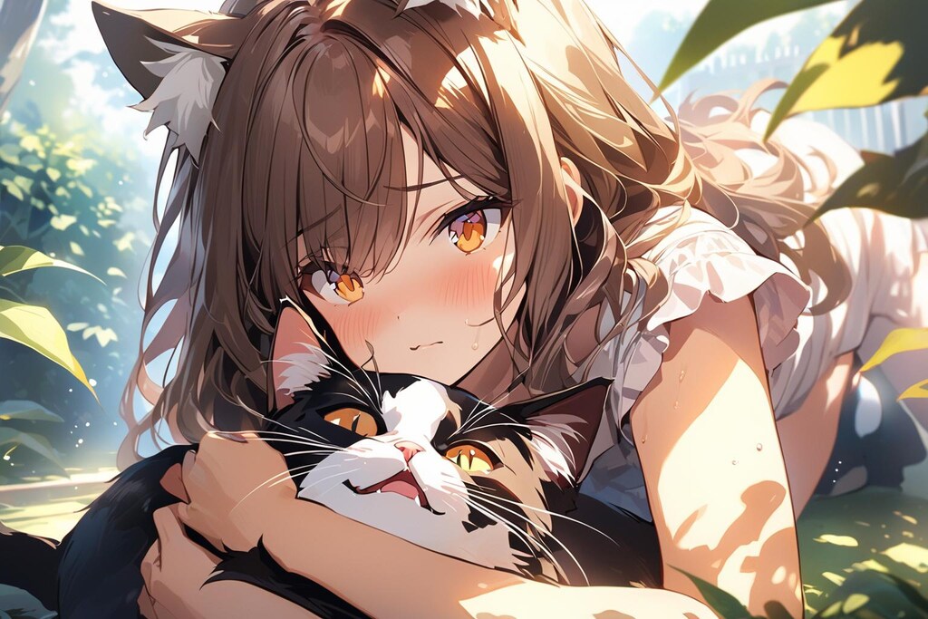 やっと捕まえたにゃフギャ