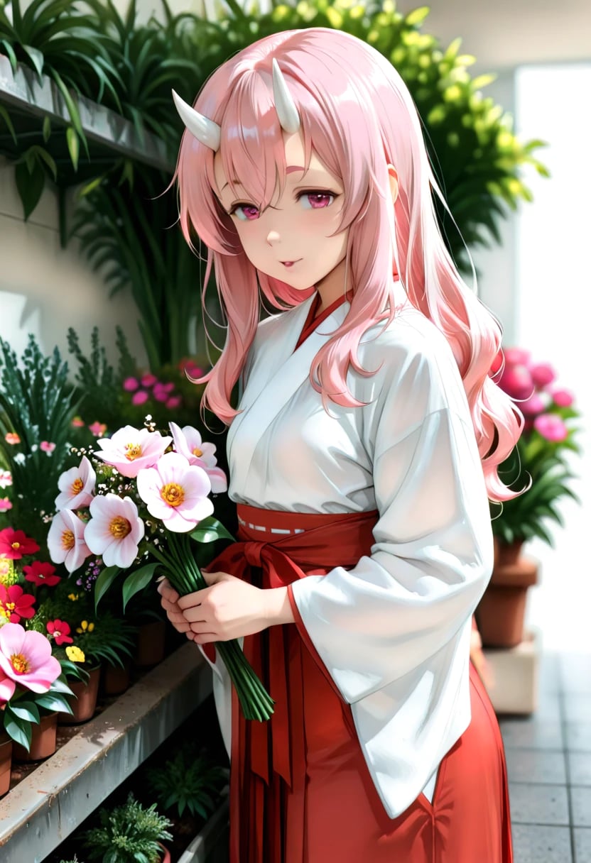 巫女さんのお買い物