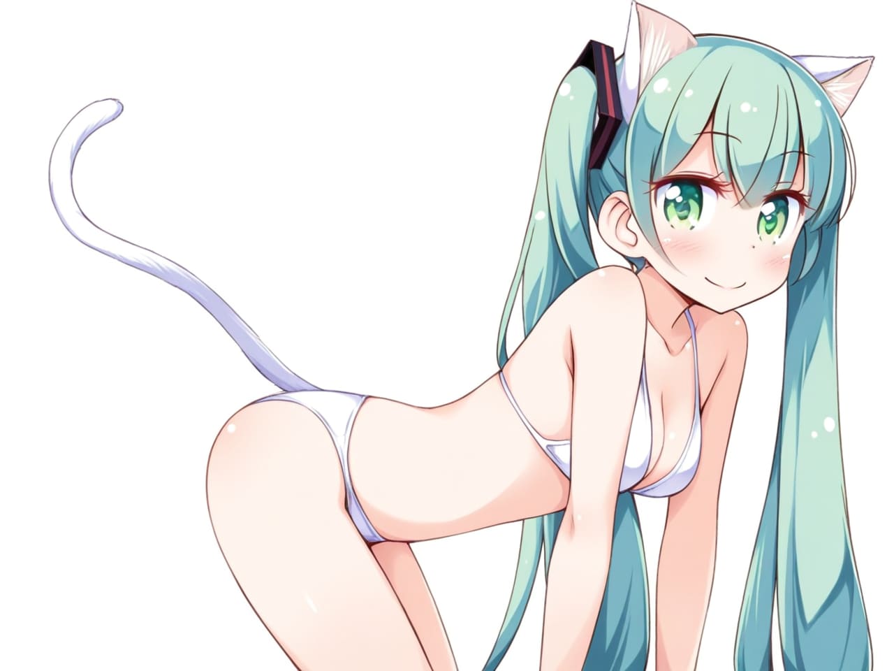 初音ミク 猫ビキニ