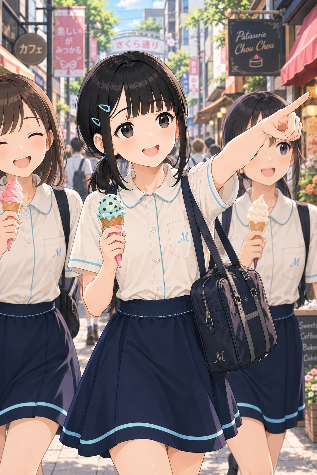 架空制服女子５９　寧々ちゃん | の人気AIイラスト・グラビア