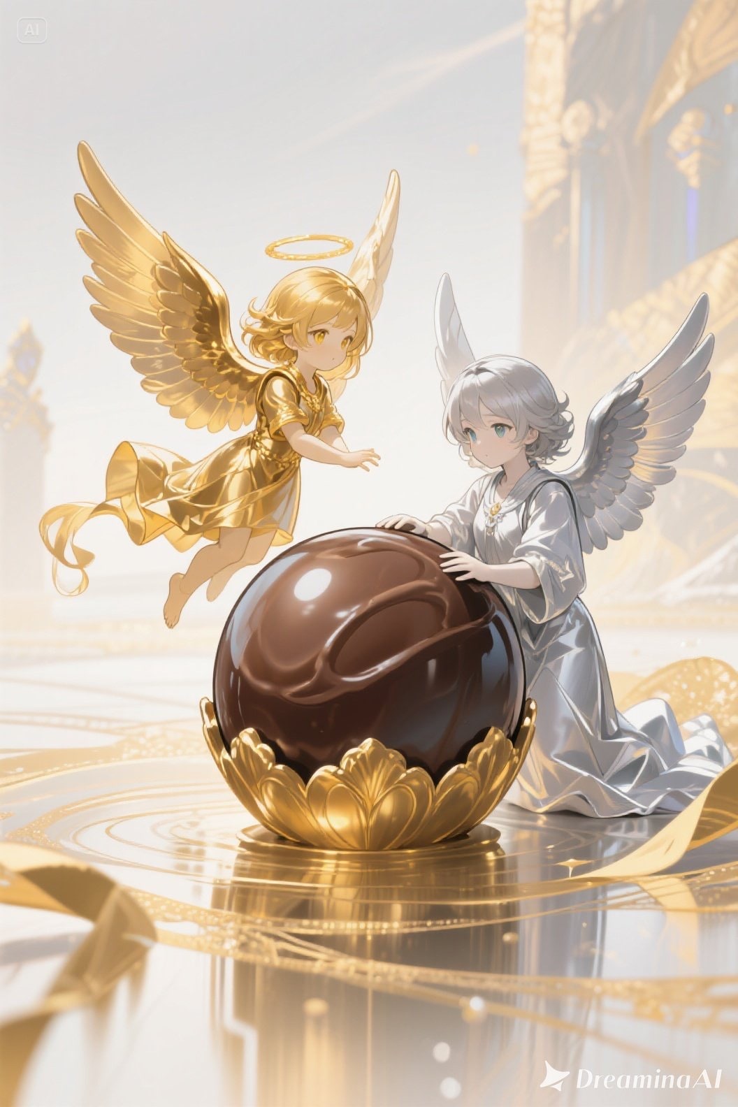 金と銀のエンゼル572 | の人気AIイラスト・グラビア