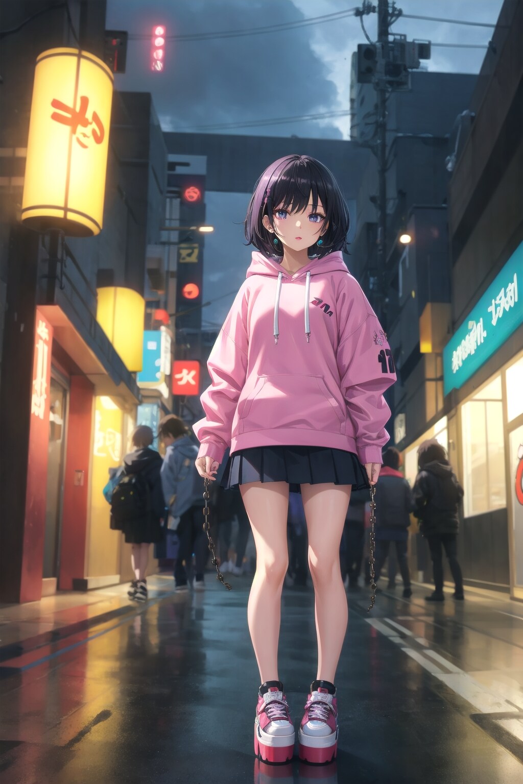 ２　メロイファッションの少女