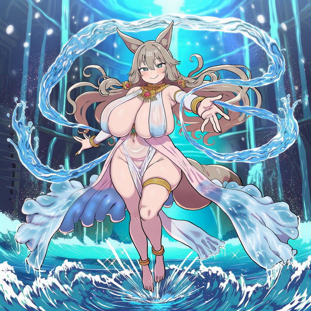 ソシャゲ風 水属性