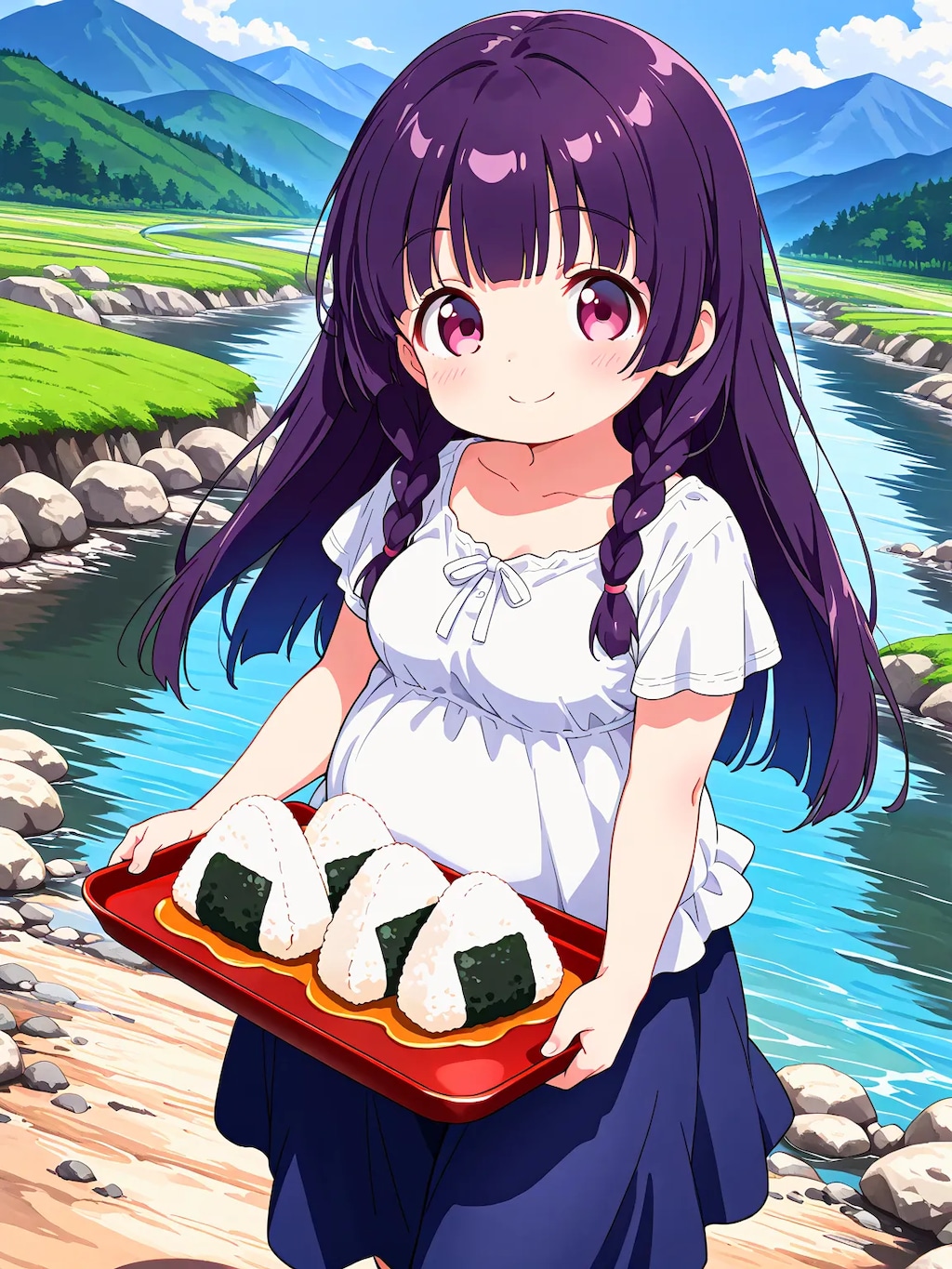ゆうこちゃんの川遊び？