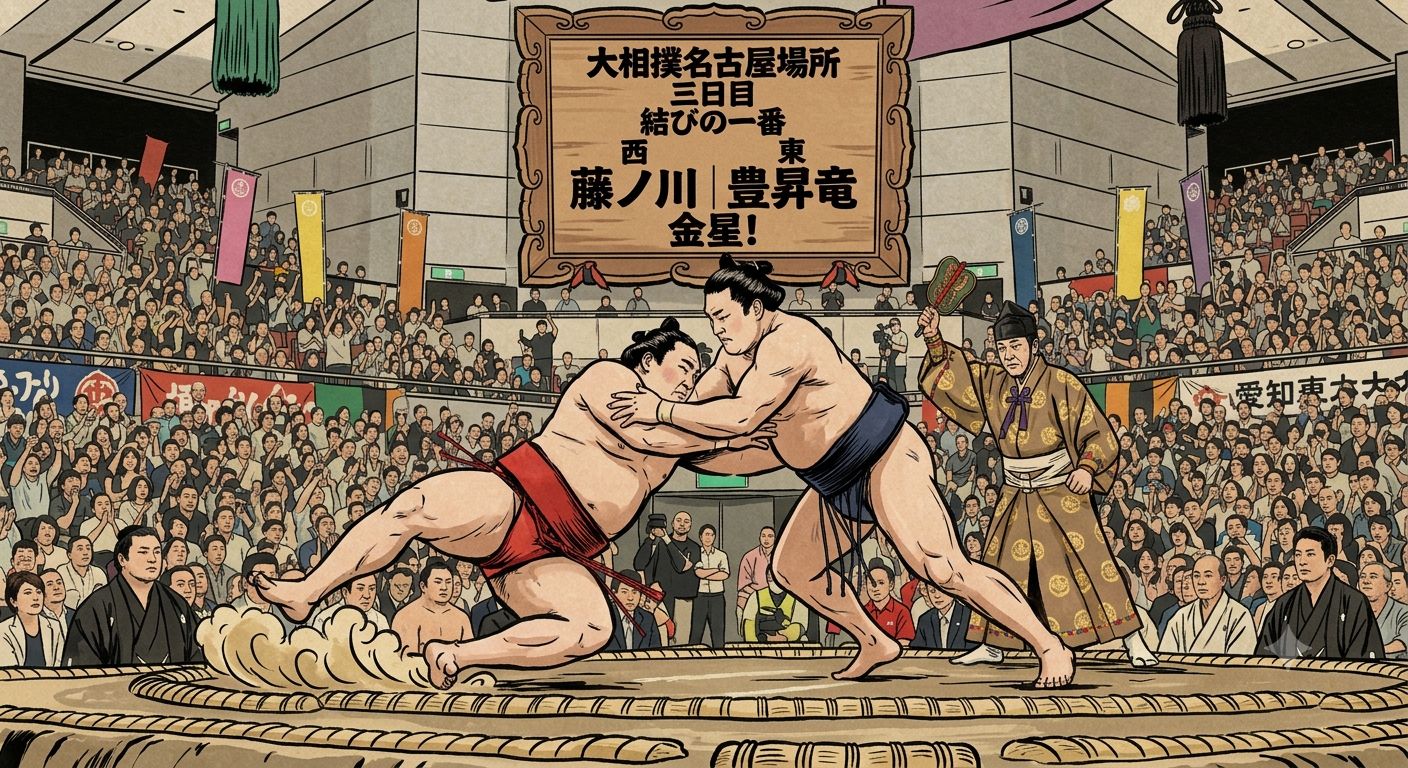 大相撲名古屋場所三日目