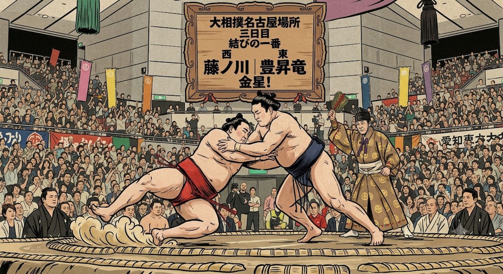 大相撲名古屋場所三日目