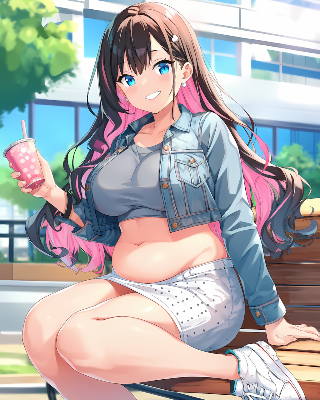 🌸ぽかぽかキャンパスライフ🥤授業の合間に一息✨